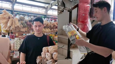 Nino Fernandez Belanja di Fresh Market Bintaro, Ini yang Diborong!