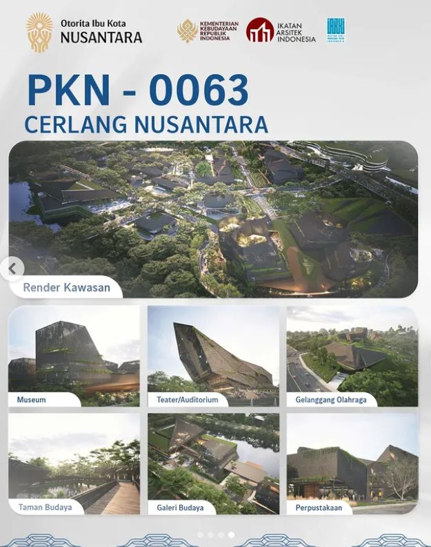 Pemenang Sayembara Desain Kawasan Pusat Kebudayaan IKN pada Jumat, 30 Januari 2026