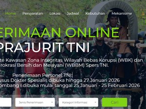 Rekrutmen TNI Januari 2026, Cek Lokasi Pendaftaran di Jatim