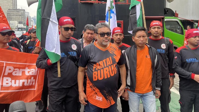 3 Tuntutan Massa Buruh Minta RI Keluar dari Dewan Perdamaian Gaza