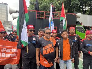 3 Tuntutan Massa Buruh Minta RI Keluar dari Dewan Perdamaian Gaza
