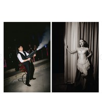 Sementara di acara after party Ranty dan Rayn tampil lebih santai. Rayn tampak melepas jas hitam yang sebelumnya dikenakan. Sementara Ranty berganti ke mini dress putih dengan desain corset fitted di bagian atas dan rok pendek berbahan lace atau tulle yang memberi kesan playful. Foto: Instagram/@rantymaria