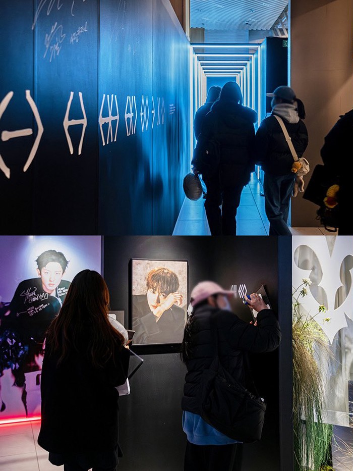 Potret EXO-L mengunjungi pop up store EXO REVERXE THE WORLD di The Hyundai Seoul B1 Event Plaza in Yeongdeungpo-gu, Seoul, pada 20-27 Januari lalu.