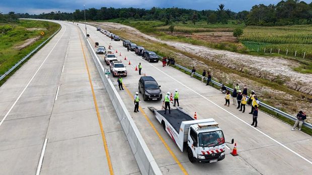 Ruas Tol Sinaksak - Simpang Panei di Sumatra Utara. (Dok. Hutama Karya)