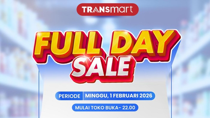 Hari Ini Serbu Transmart Full Day Sale! Banjir Diskon 50% + 20%