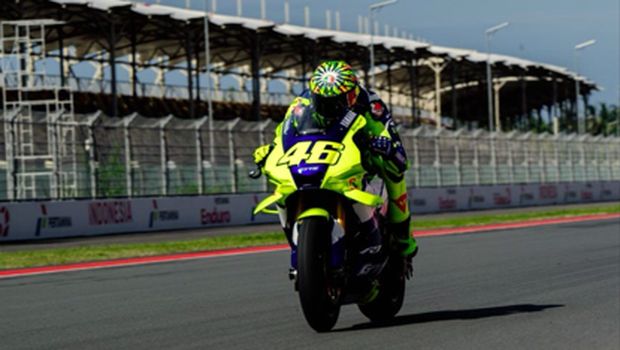 Valentino Rossi di Sirkuit Mandalika.