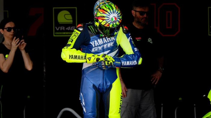 Valentino Rossi di Sirkuit Mandalika.