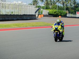 Kata Rossi Usai Geber Motor di Sirkuit Mandalika