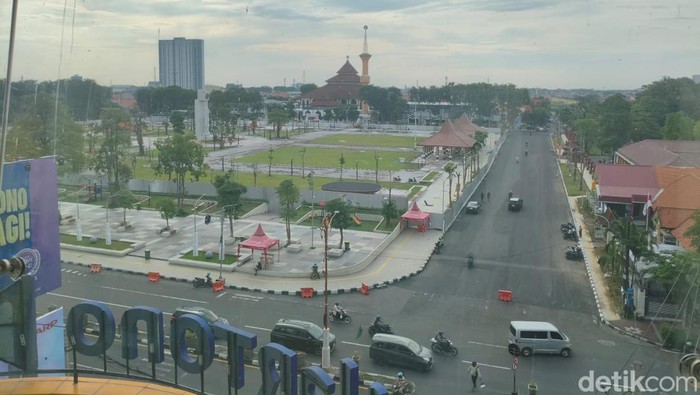 Wajah baru Alun-alun Sidoarjo