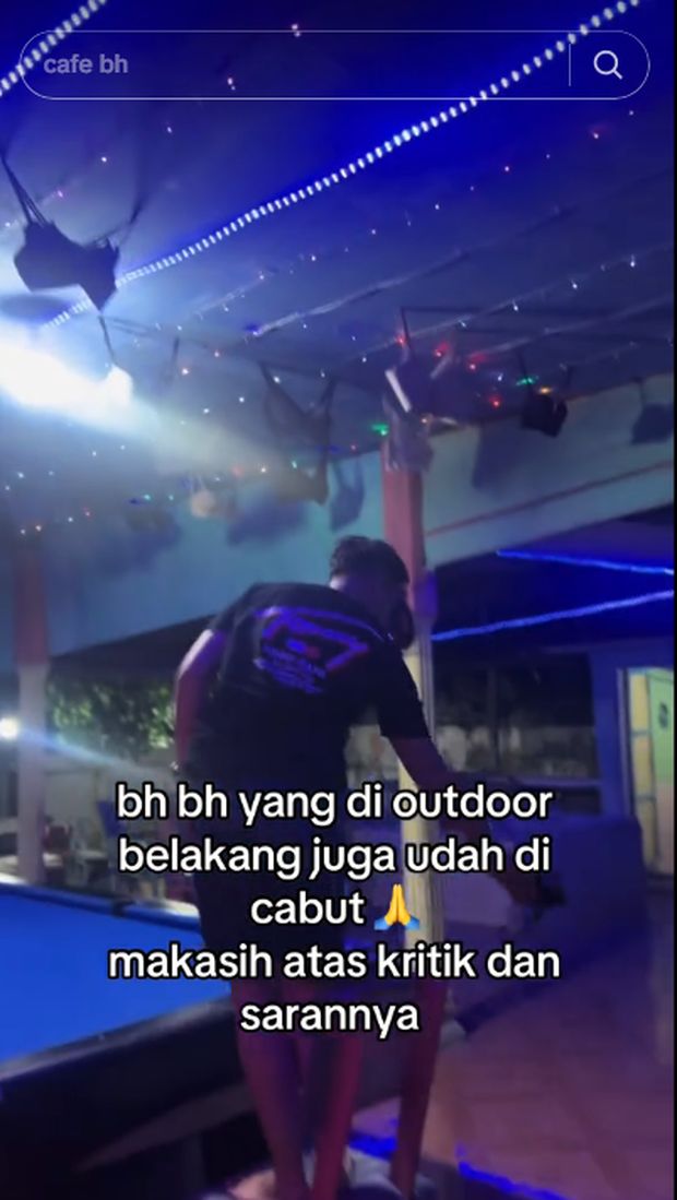 CIgi Kave di Palembang Pakai Bra sebagai Hiasan, Tuai Kecaman Netizen