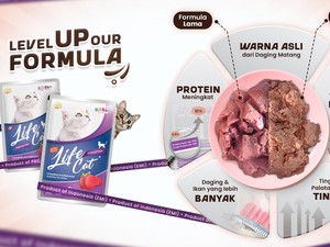 EVOPET Hadirkan Kemasan Life Cat & Ori Cat, Protein Lebih Maksimal