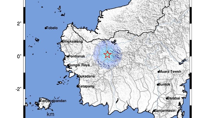 Gempa Bumi M 3.9 Terjadi di Sintang Akibat Aktivitas Sesar Adang. (Dok. BMKG)