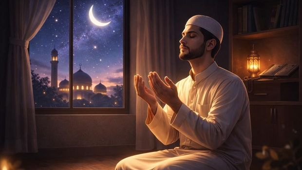 Ilustrasi doa malam Nisfu Syaban