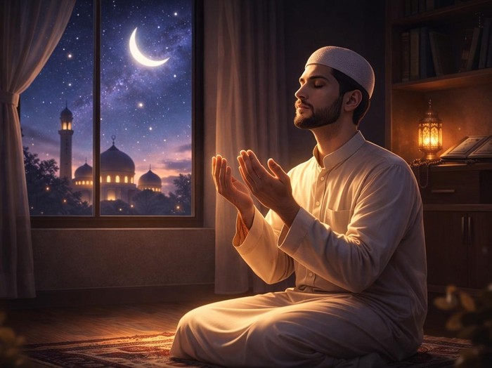 Ilustrasi doa malam Nisfu Syaban