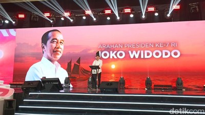 Pidato Jokowi di Rakernas PSI