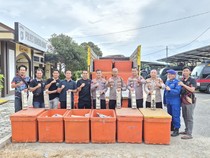 Video: Polisi Gagalkan Penyelundupan Timah Balok 10 Ton di Bangka Barat