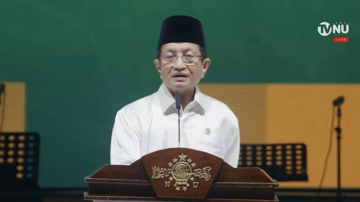 Menag: NU Seperti Keluarga Besar, Penuh Dinamika tapi Tetap Sakinah