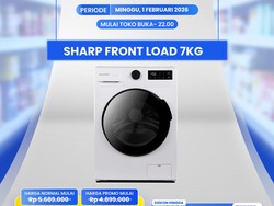 Harga Mesin Cuci Front Load Turun, Jadi Rp 3 Jutaan di Transmart