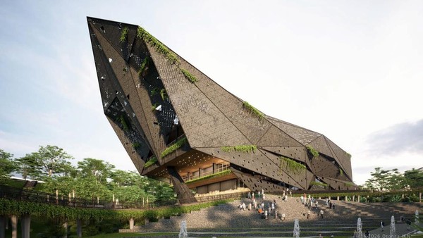 Wujud Desain Kawasan Pusat Kebudayaan IKN yang Menang Sayembara