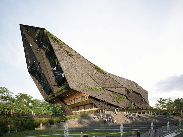 Wujud Desain Kawasan Pusat Kebudayaan IKN yang Menang Sayembara