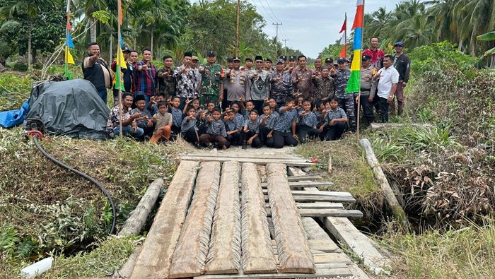 Jembatan Mulai Dibangun, Harapan Anak Sekolah di Meranti Segera Jadi Nyata