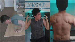 Potret Pria yang Coba Tantangan 100 Kali Push-up dan 50 kali Pull-up Selama 30 Hari