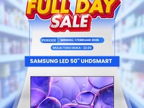 Smart TV 50 Inch Banting Harga di Transmart Full Day Sale!