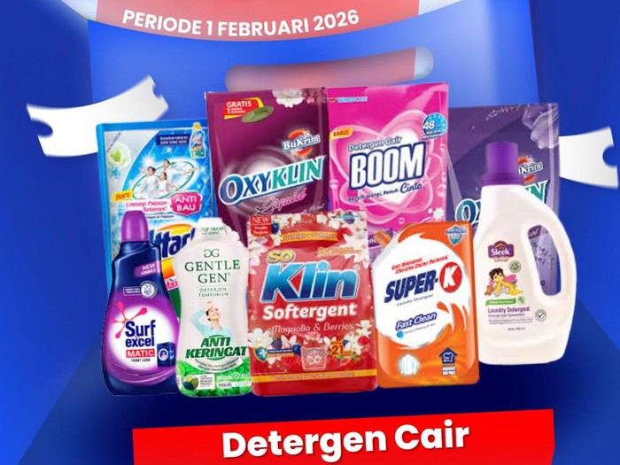 Detergen Cair Diskon 20% di Transmart Full Day Sale