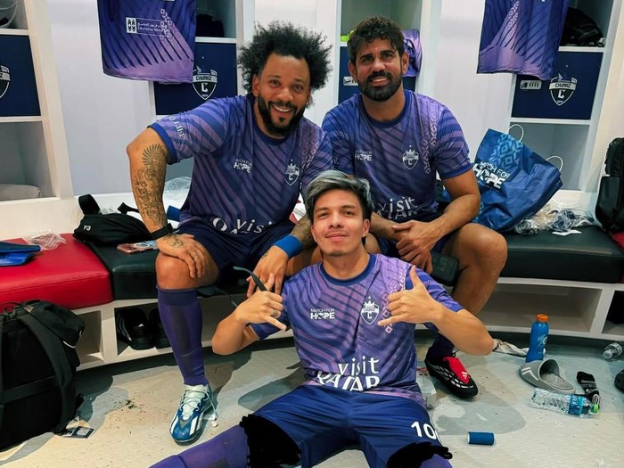 Atta Halilintar Atta Halilintar bermain di laga amal Match For Hope 2026, Qatar.