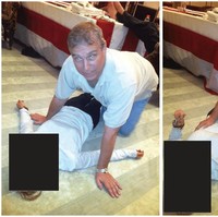 Deretan Foto Andrew Bersama Perempuan di Lantai dalam Skandal Epstein