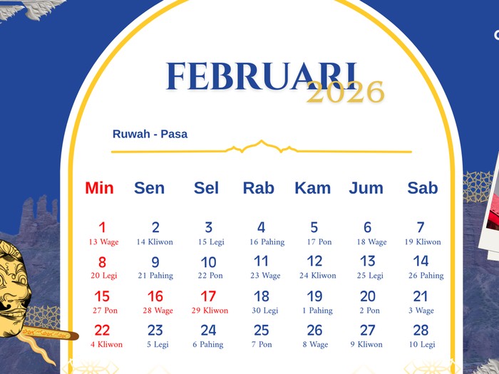 Kalender Jawa Februari 2026