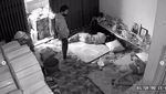 Tolong! Warung Jukut Epy Kusnandar Kemalingan, Aksi Terduga Pelaku Terekam CCTV