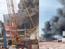 Kebakaran Terjadi di Kawasan Smelter Bauksit PT BAP Ketapang