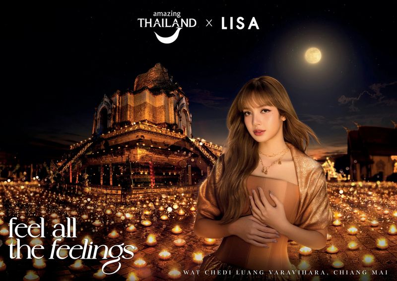 Lisa BLACKPINK jadi Brand Ambassador Pariwisata Thailand.