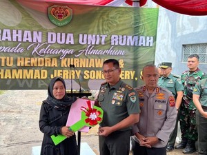 Doa dan Santunan dari Pangdam Siliwangi untuk 2 Polisi yang Gugur