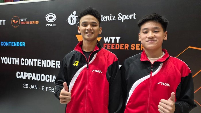 2 Atlet Tenis Meja Indonesia Bersinar di Turki
