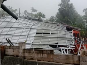 Angin Puting Beliung Ngamuk di Sumenep, Puluhan Rumah Rusak