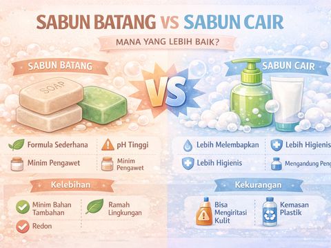 Sabun Cair Vs. Sabun Batang