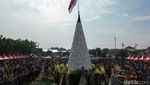 Berebut Tumpeng Tempe, Tradisi Unik Sambut Ramadan di Sidoarjo