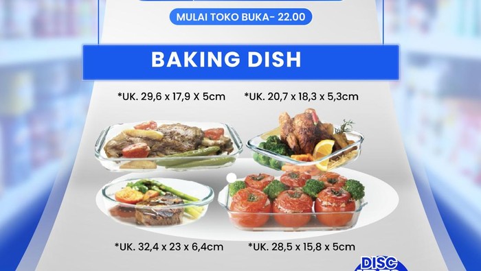 Diobral! Baking Dish Semurah Ini di Transmart Full Day Sale