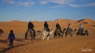 Membelah Pegunungan Bersalju Menuju ke Hamparan Gurun Pasir Sahara