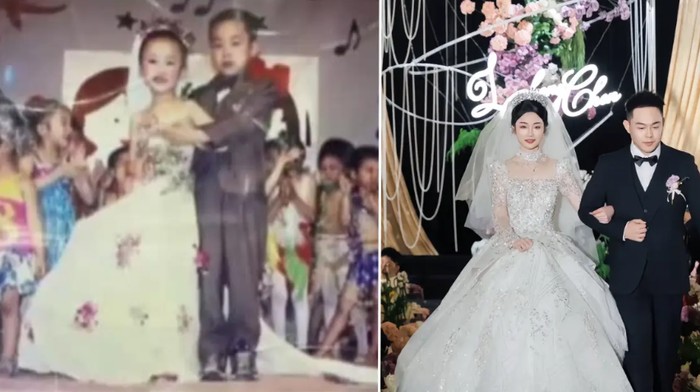 Bikin Baper! Pasangan TK yang Latihan Nikah Kini Resmi Jadi Suami Istri
