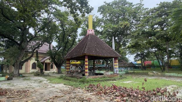 Kondisi terkini Taman Kartini Rembang, Minggu (30/1/2026).