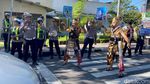 Ada Gatotkaca saat Operasi Keselamatan Semeru di Kota Blitar