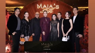 Good Looking Semua, Gaya Kompak Al, El, Dul & Pasangan di Ultah Maia Estianty