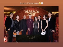 Good Looking Semua, Gaya Kompak Al, El, Dul & Pasangan di Ultah Maia Estianty