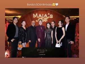 Good Looking Semua, Gaya Kompak Al, El, Dul & Pasangan di Ultah Maia Estianty