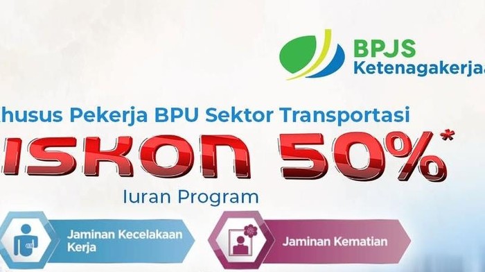 Kriteria penerima diskon 50% BPJS Ketenagakerjaan