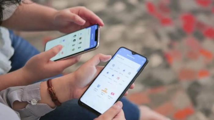 Ilustrasi aplikasi DANA