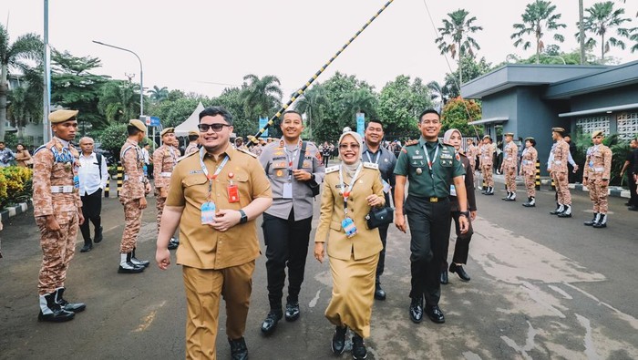 Kapolres Kediri Bersama Forkopimda Hadiri Rakornas Pusat-Daerah 2026